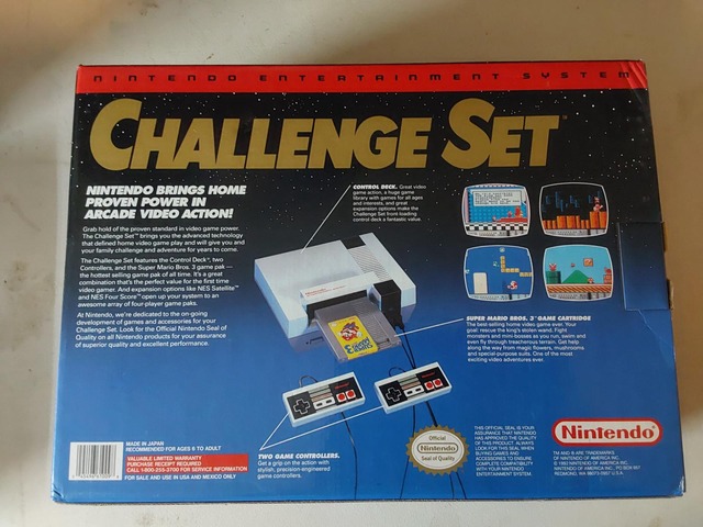 Nintendo NES Challenge Set Console